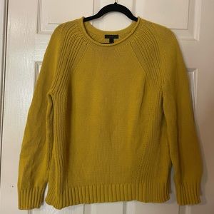 J crew cotton blend knit sweater